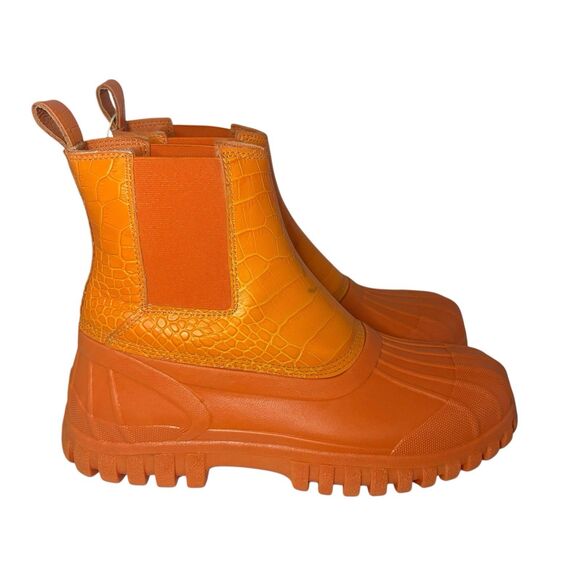 Diemme Balbi Orange Imitated Crocodile Men’s Boots size 41 / US 8 / UK 7.25 main image 12